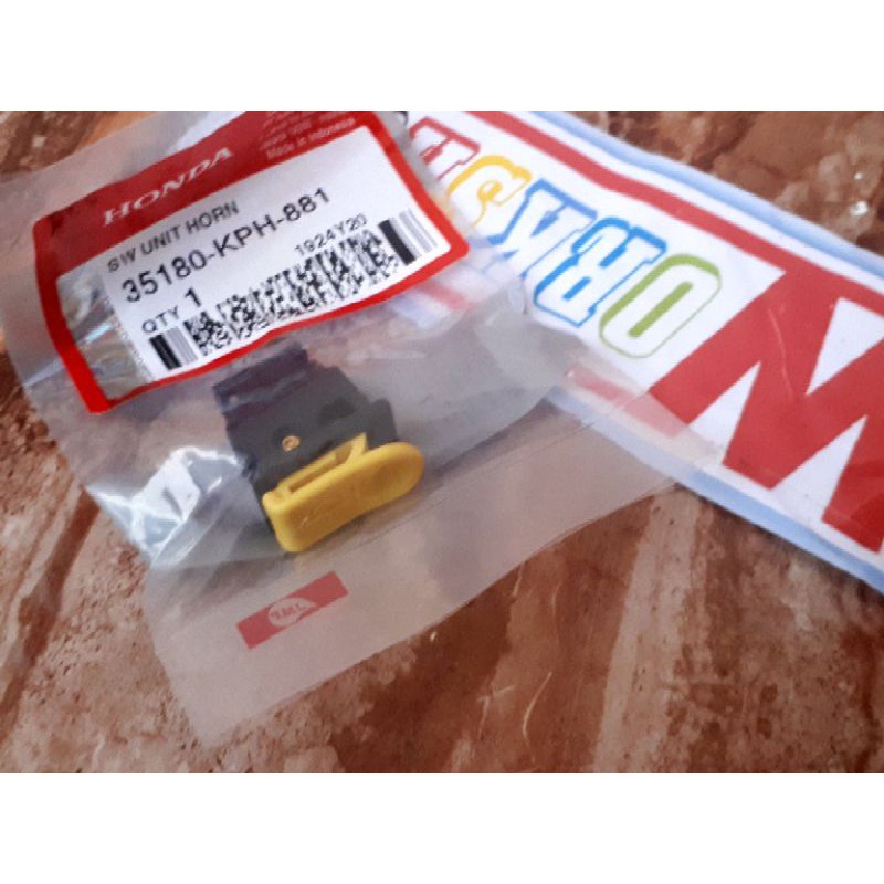 SAKLAR TOMBOL KLAKSON BEAT VARIO KARBU Asli Honda 35180KPH881