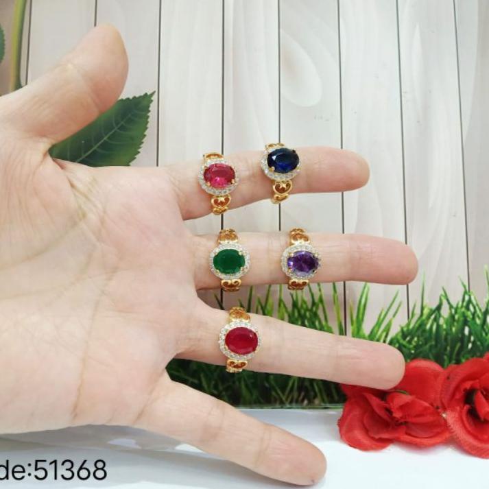 Menarik.. CINCIN XUPING BATU PERMATA / CINCIN XUPING WANITA