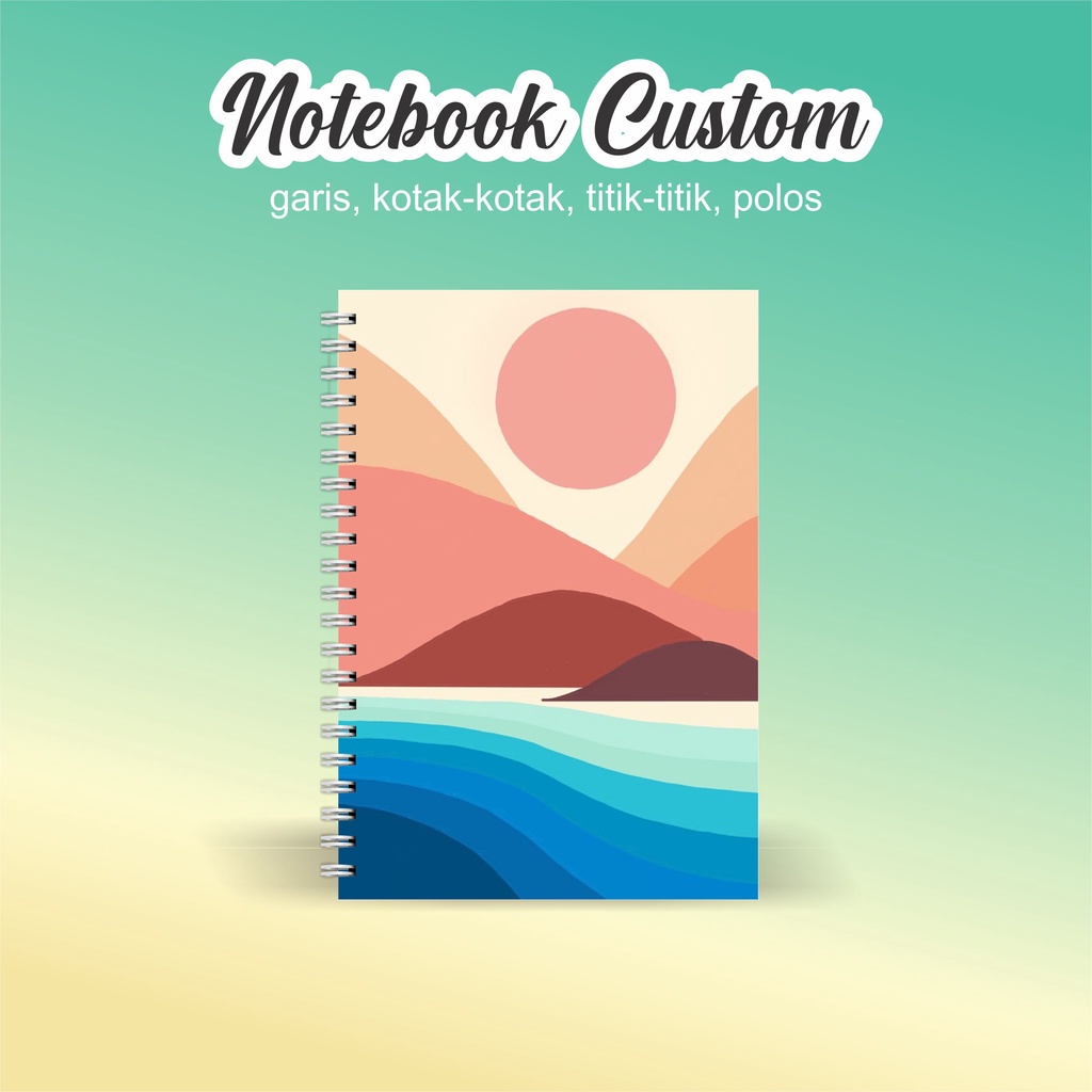 

NOTEBOOK A5 CATATAN/JURNAL BOOKPAPER GRID/KOTAK2#DOTTED/TITIK2#BLANK/POLOS