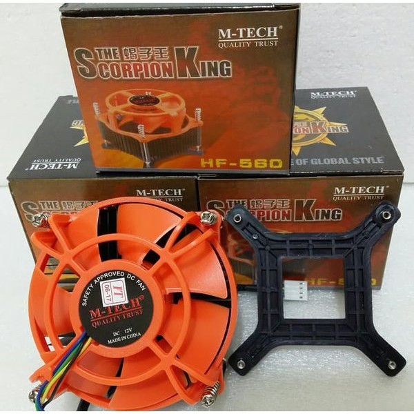 Fan Processor PC SCORPION King M-Tech LGA 775 Model Baut