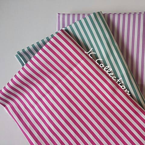 Medium Stripes ~ Kain Katun Jepang Japan Design Japan Cotton Ori Salur Sedang