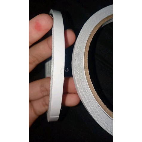 Double Tape Isolasi Bolak Balik 1/4 Inch X15Yard / 6 mm x 15 Yard