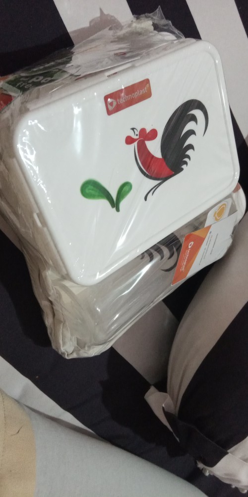 Technoplast Kukuruyuk Soft Lunch Kit | Set Kotak Bekal Ayam | Set Kotak Makan