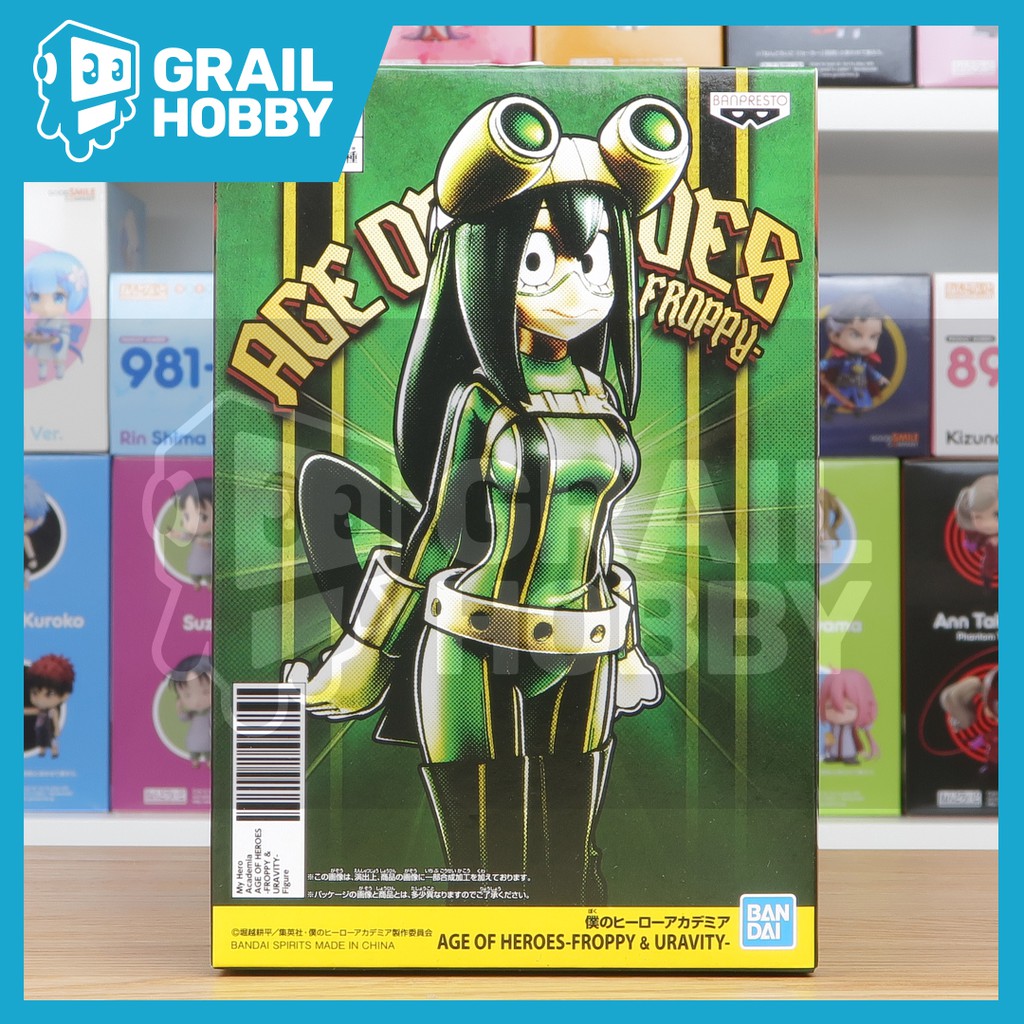 Animation Art Characters Japanese Anime My Hero Academia Age Of Heroes Froppy Uravity Tsuyu Asui 15cm Figure Banpresto