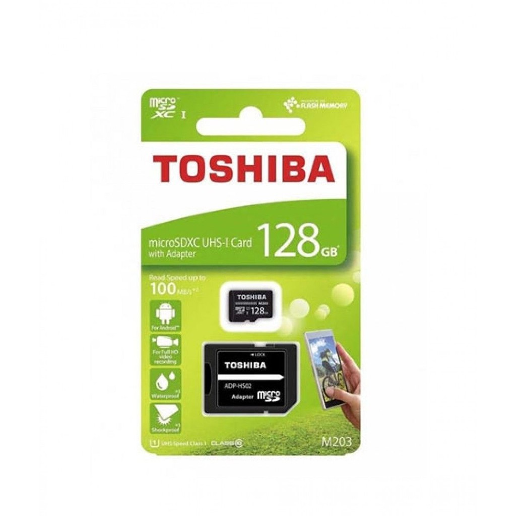 MEMORY CARD TOSHIBA MMC TOSHIBA 128GB MICRO SD TERLARIS BANGET