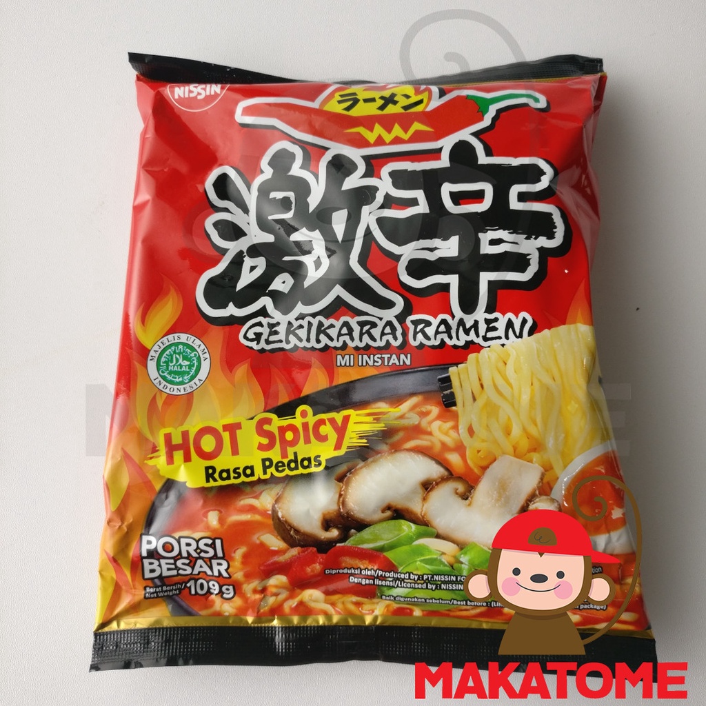 

Nissin Gekikara Ramen Hot Spicy Jamur Pedas 109 gr BESAR pedas mi mie