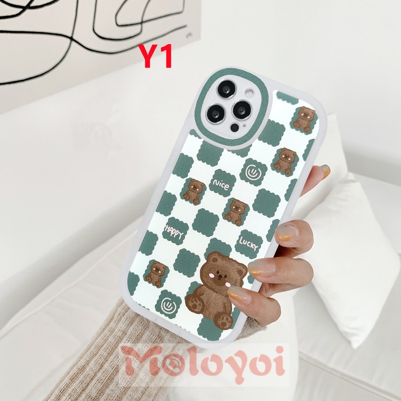 Soft Case Tpu Transparan Motif Kelinci / Strawberry / Beruang Untuk IPhone 11 / 12 / 13pro Max / 7 / 8 / 6 / 6splus / X / XS Max / SE 2020