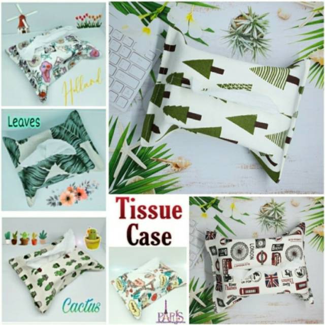 Minimalis Tissue Case / Tempat Tisu / Cover Sarung Tissu