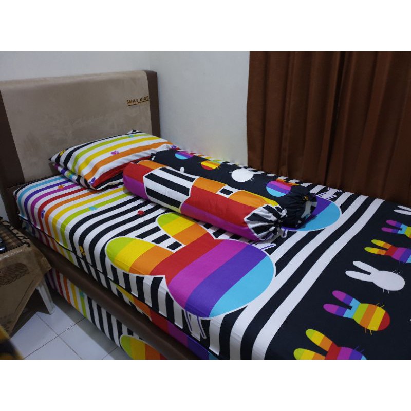 Sarung kasur busa 140x200x20 disperse mictotex