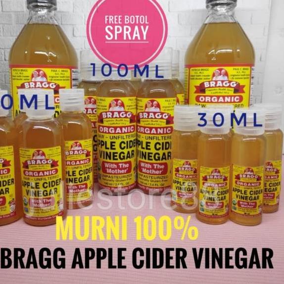 

❤[PROMO ⚡PECIAL!!!]❤ -FREE BOTOL SPRAY- BRAGG Apple Cider Vinegar - Cuka Apel (PURE) produck terbaik