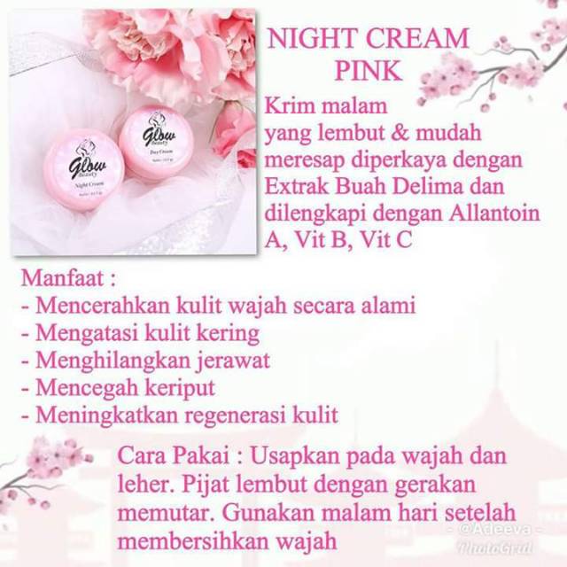 night cream glow beauty
