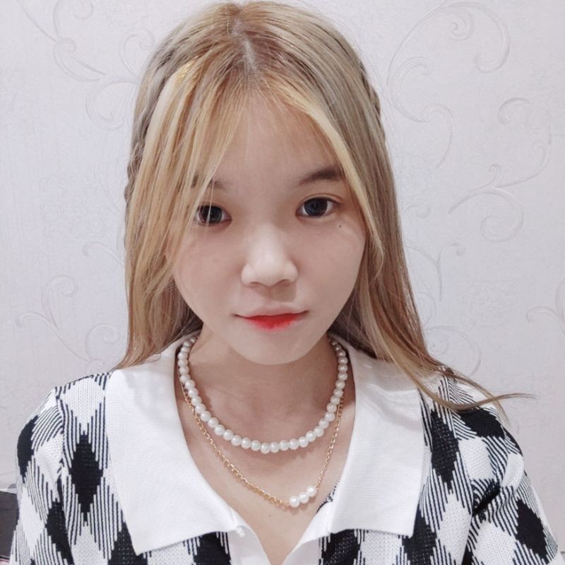 Andrea Double Layer Pearl Necklace Kalung Mutiara Dua Lapis Multilayer Korea