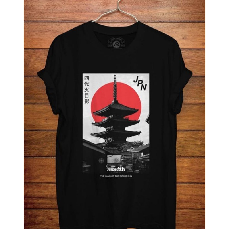 Kaos distro original hitam casual pria wanita combed 24s super keren gaul elegan