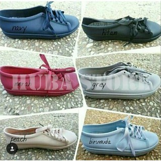 iSepatui iwanitai jelly shoes iketsi casual cewek import 