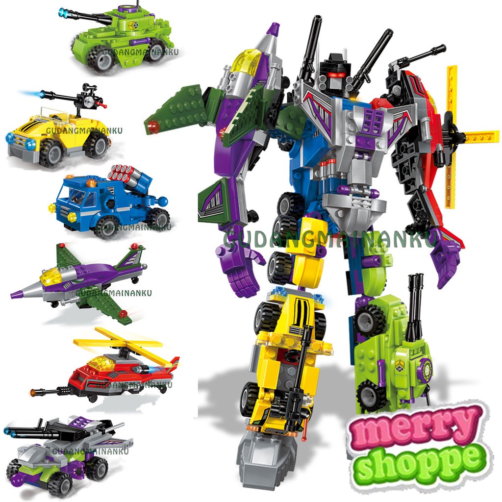 Lego Robot Qman Enlighten 1404 Destroyer Ares (isi 6)