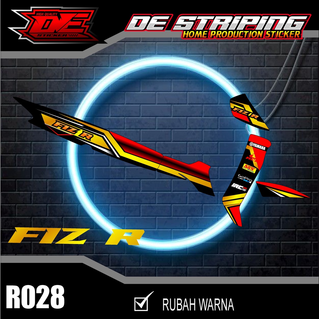 Striping variasi motor fiz r 2005 semi full R028
