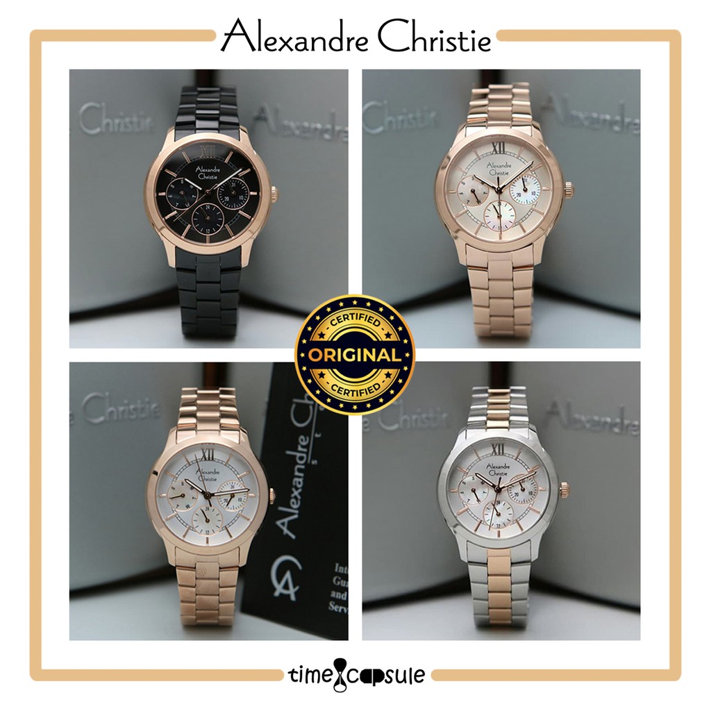 JAM TANGAN WANITA ALEXANDRE CHRISTIE ORIGINAL AC 2815 BF TERMURAH WOMEN'S WATCH