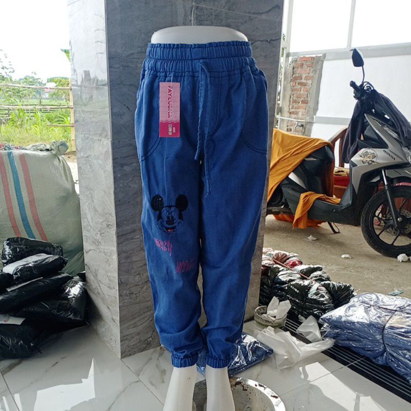 CELANA JEANS ANAK JOGER USIA 3-9 TAHUN/CELANA JEANS ANAK KARAKTER