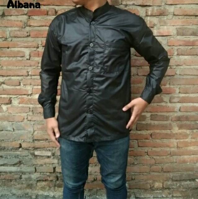 Baju Koko Pria Gus Azmi Syubbanul Muslimin Kombinasi Hadroh Azzahir Hilw
