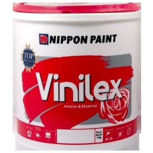 cat tembok vinilex kembang bunga 1 KG PUTIH - NIPPON PAINT
