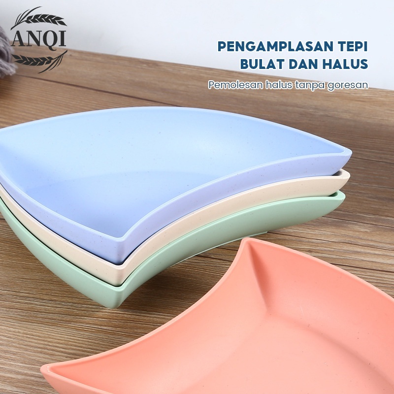 ANQI 1888 piring set FIBER MELAMIN KUALITAS PREMIUM BERBAHAN SAFE FOOD VS-88