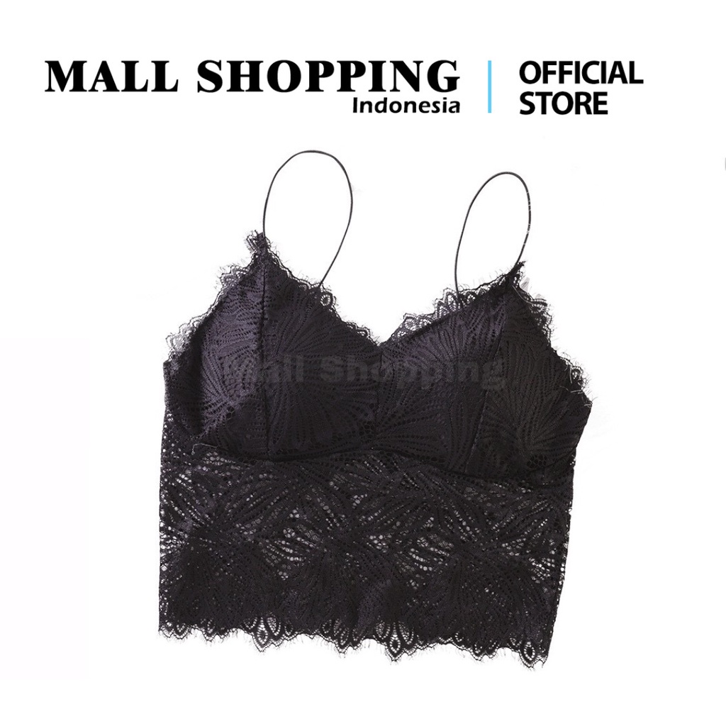 (COD) Bra Wanita Lembut Bra Renda Bralette BH MALL SHOPPING