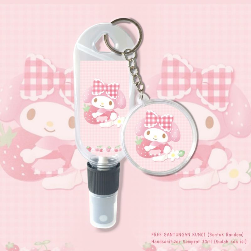 FREE GANCI+ISI HS 30ML/HAND SANITIZER HELLO KITTY/HAND SANITIZER MELODY LUCU