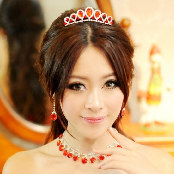 [STOCK TERBATAS] HEADPIECE WEDDING AKSESORIS RAMBUT TIARA PENGANTIN  TRP018