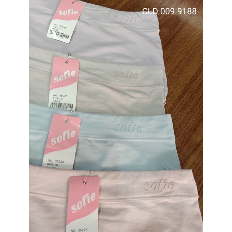 Sofie Celana dalam perempuan 6pcs stretch katun bambu halus / dalam wanita Daisy