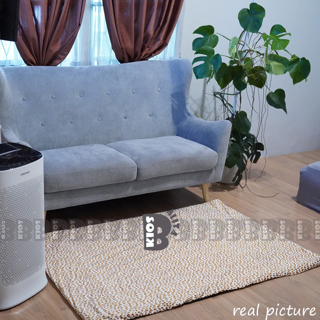 karpet motif bulu lembut premium tebal nyaman / karpet bulu karakter 160 x 100 cm set bantal guling