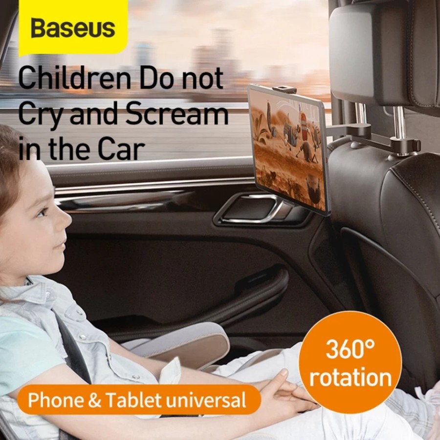 Lazy Phone Holder For Backseat Car Holder BASEUS Phone &amp; iPad &amp; Tab