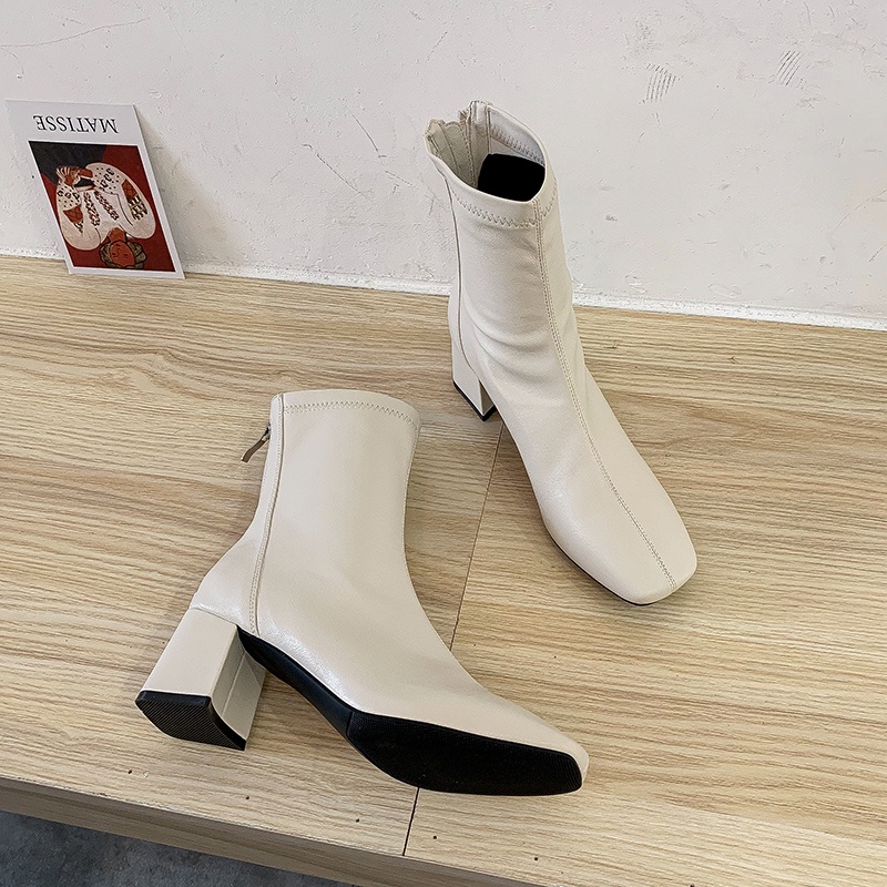 ✅PINKEY P026 Sepatu Boots Import Murah Wanita Terkini Flat Korea Terlaris Populer