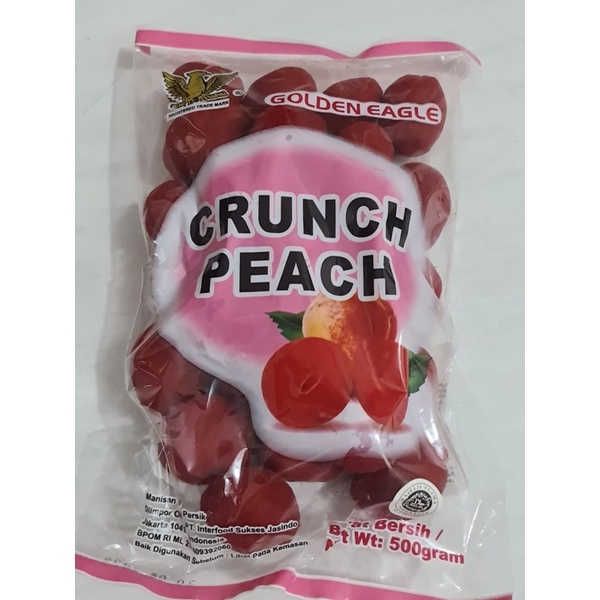 

golden eagle crunch peach 500gram