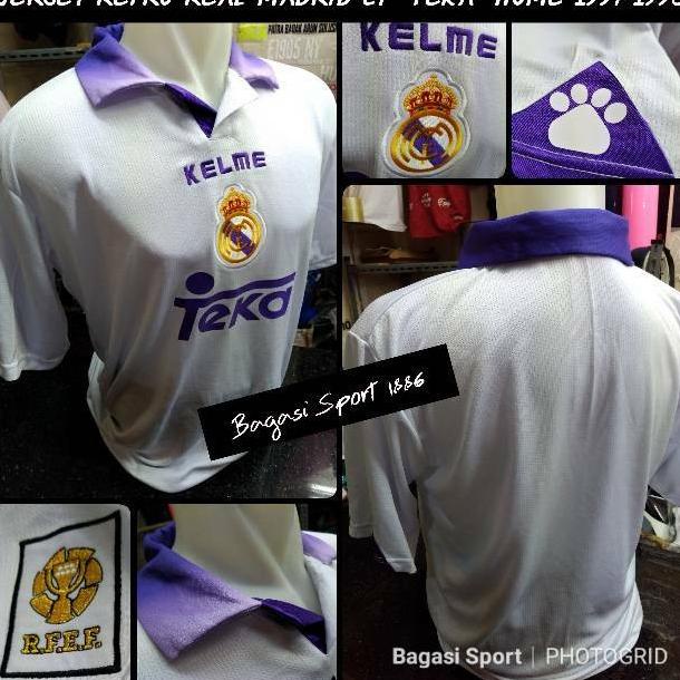 JERSEY BAJU BOLA REAL MADRID RETRO LAMA LAWAS HOME KIT KANDANG LOKAL SGFD5436VE