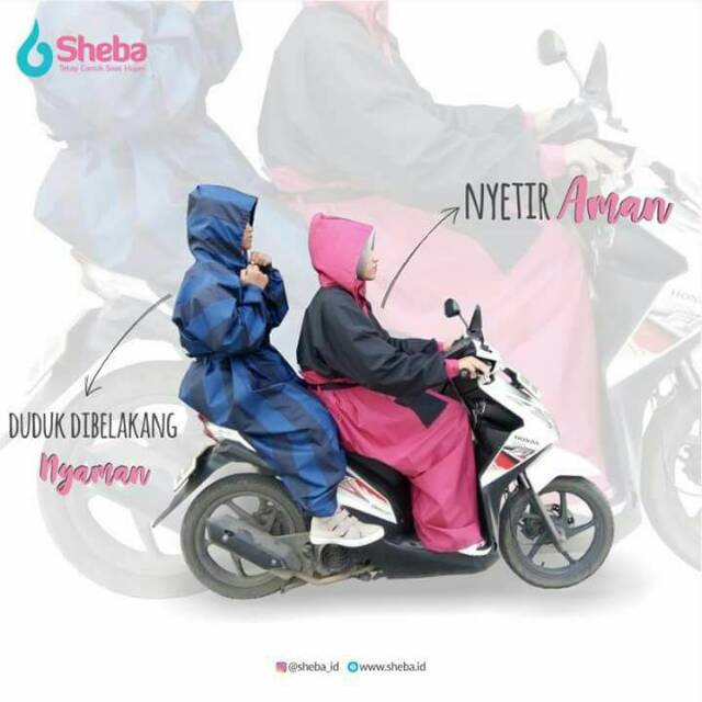 Jas hujan muslimah "Sheba"