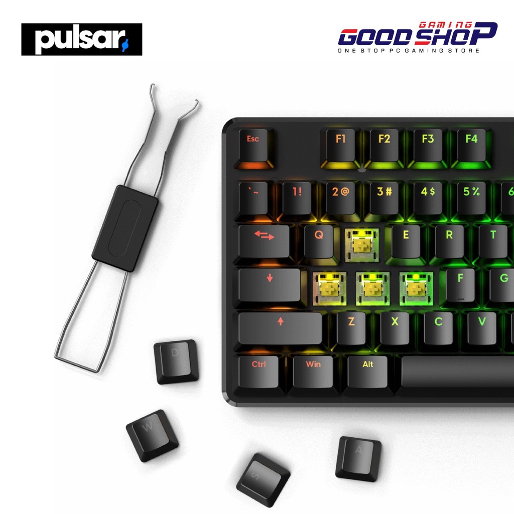 Pulsar Basic US ANSI - ABS Doubleshot - Keycaps ( 104 Set US KR )