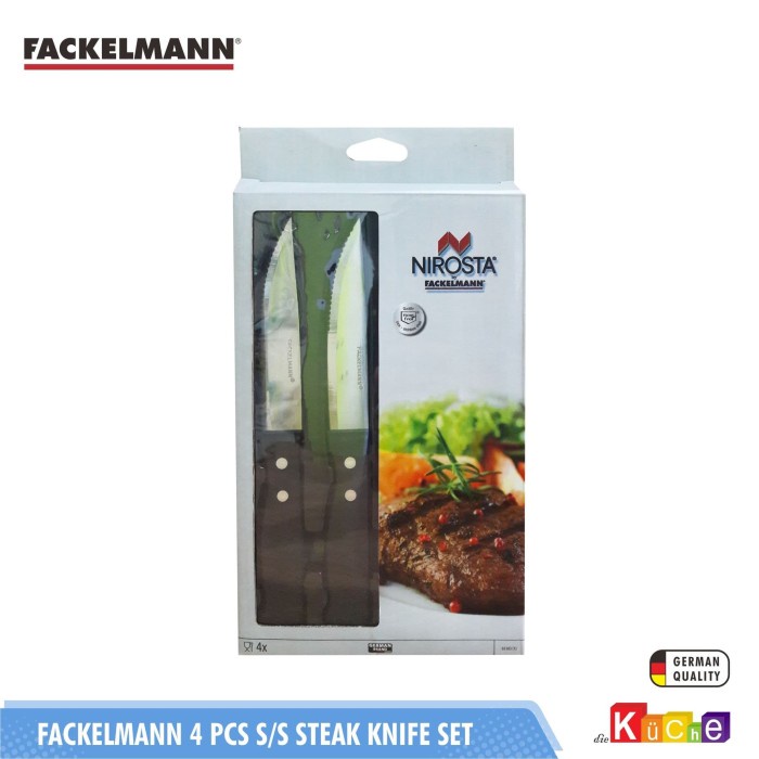 PISAU SET steak knife set 4 Fackelmann (Y5L3) Pisau sembelih Pisau dapur import Pisau dapur keramik 