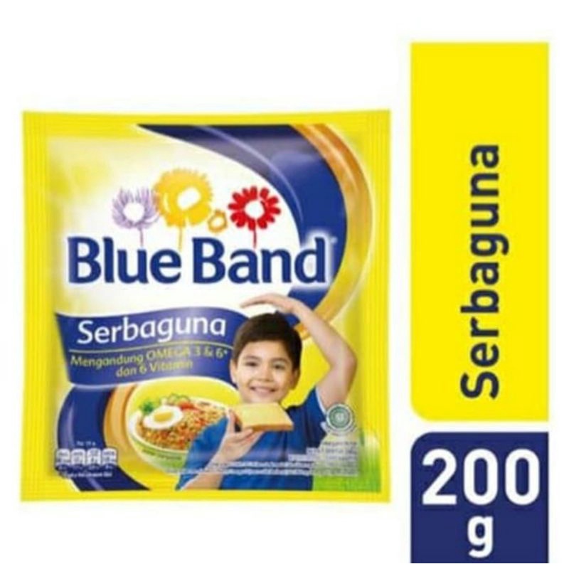 

Mentega Blueband Sachet 200 Gram / Blue band serbaguna 200 gram