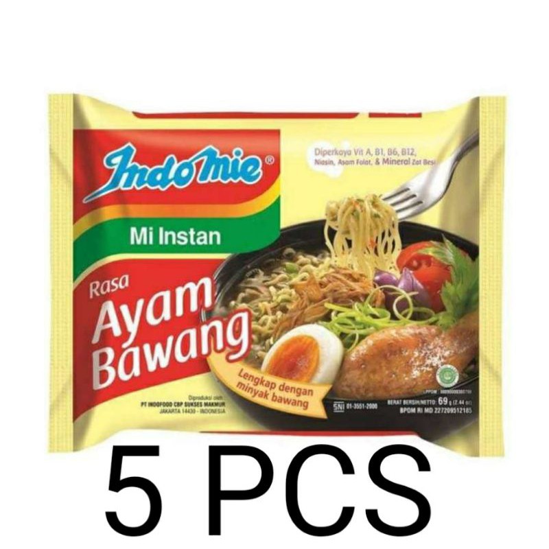 

Indomie ayam bawang harga per 5pcs