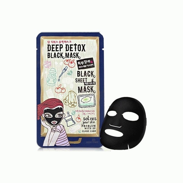 Dewytree Black Sheet Mask Masker Hitam Korea Dewy Tree