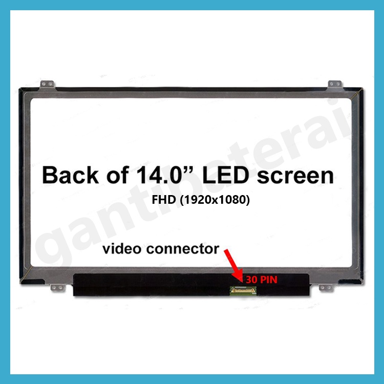 Layar Screen LCD LED Laptop 14.0 inch 30 pin Slim