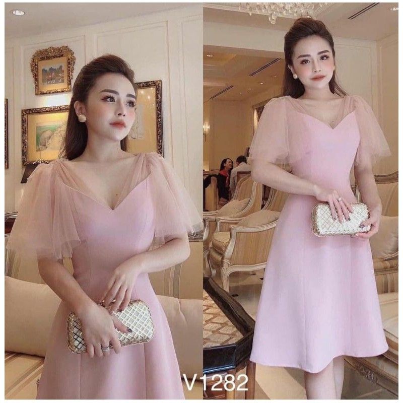 dress korean import / dress style korea tile brokat bangkok impor / dres korea brokat korean import