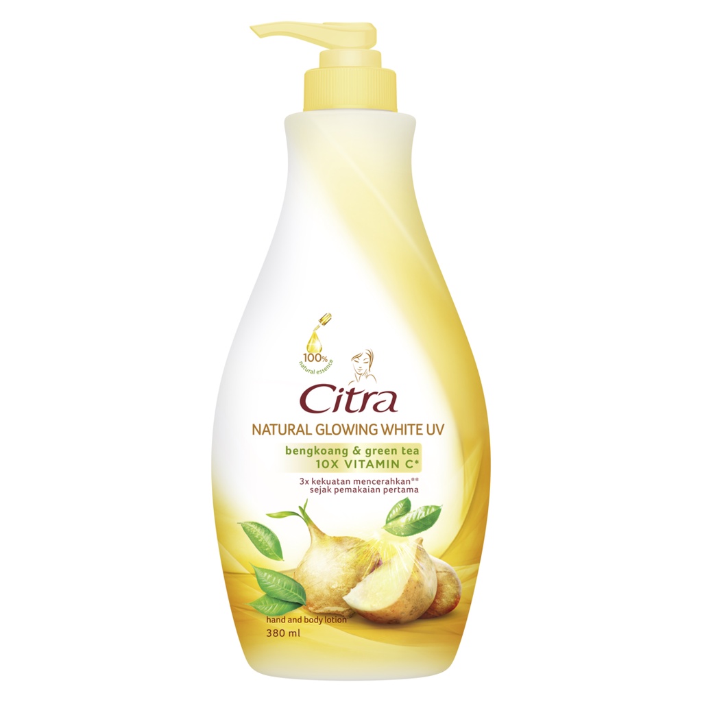 CITRA BENGKOANG GREEN TEA BODY LOTION NATURAL GLOW UV 380ML