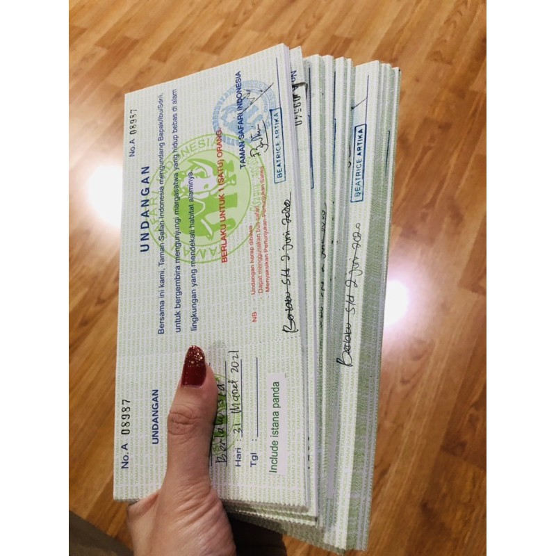 6 tiket taman safari exp 31 maret2021