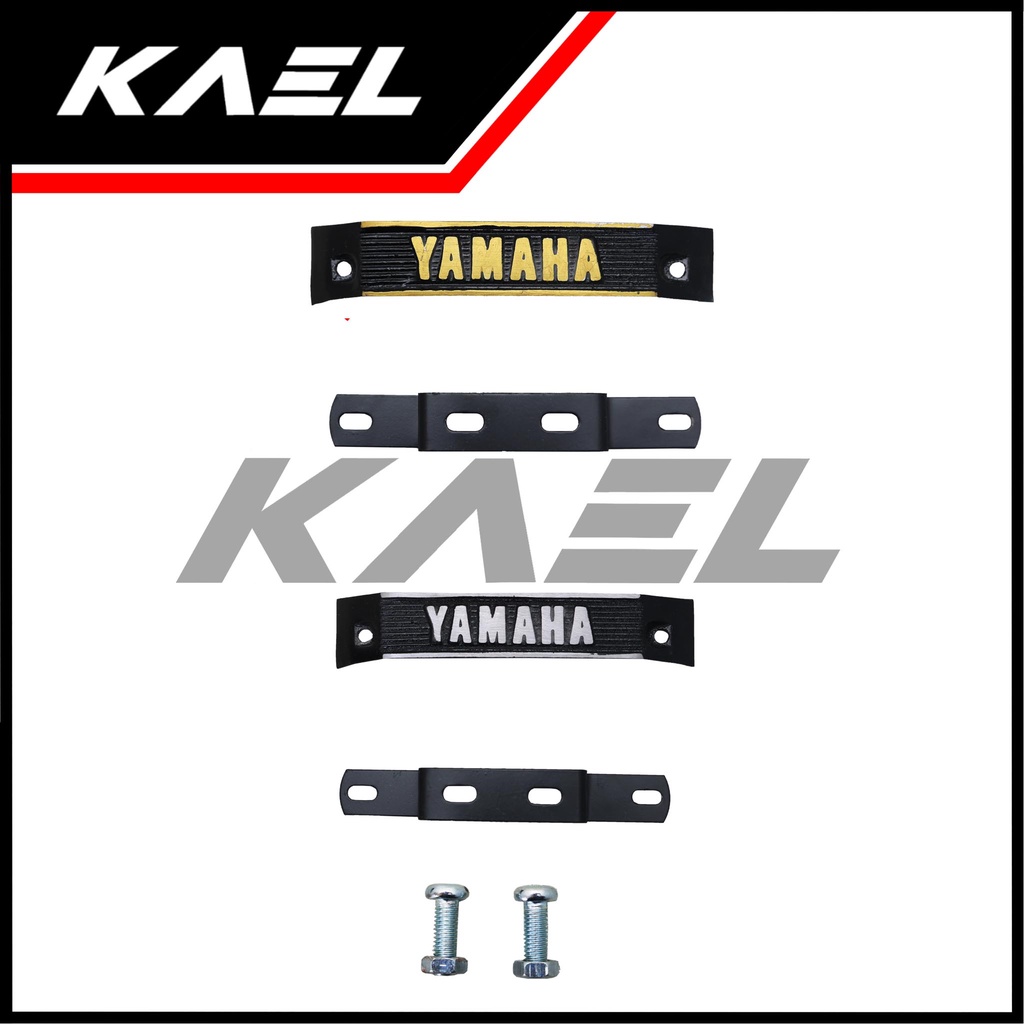 Bracket Kumisan Yamaha RX King Old-New &amp; RXZ &amp; RXS-Special-Spesial Lampu LED Kumis Braket-Breket Shock Breaker Depan RXKing-RXK Variasi Gold-Silver-Emas