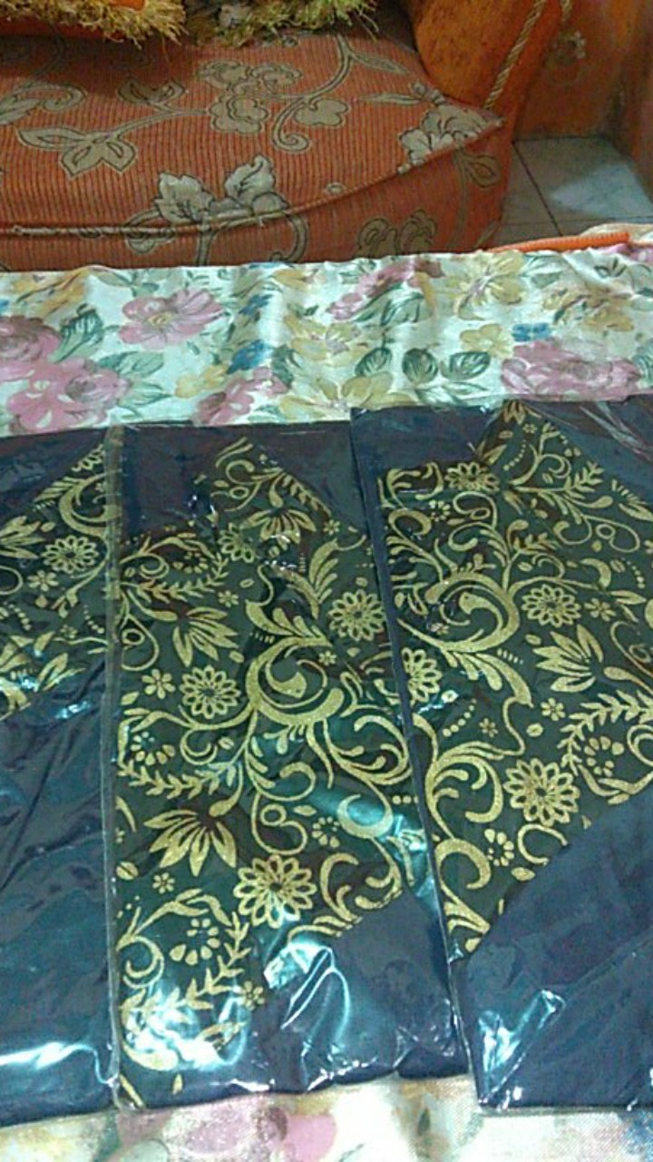 Kemeja Batik Kombinasi Pria Lengan Pendek Termurah & Terlaris Size M,l,xl,xxl ( Original ) #1