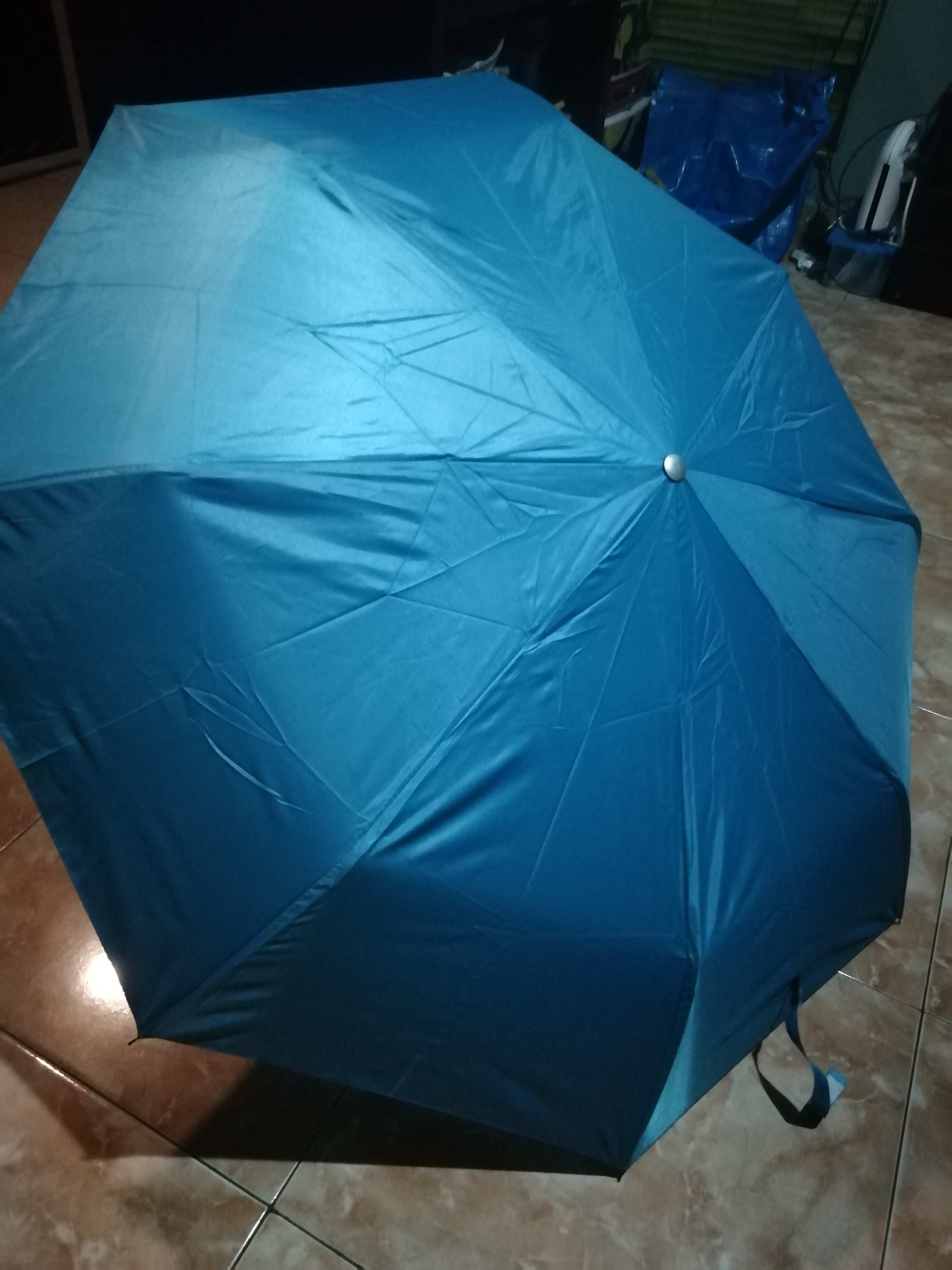 Payung Lipat 3 Silver Polos Promosi Warna Warni -l3018d