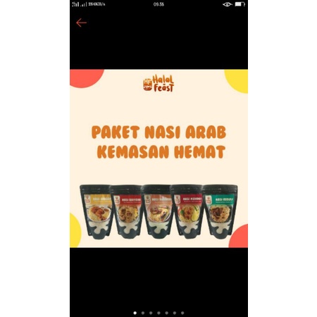 

Masakan ala timur tengah (Arab) Beras + bumbu siap saji