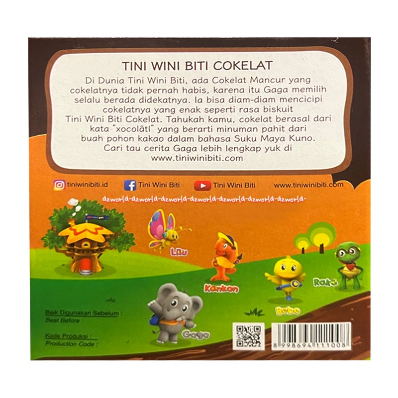 Tini Wini Biti 38gr Rasa Cokelat Chocolate Keju Cheese Biskuit Krakers Untuk Anak Anak Rasa Coklat Keju Halal Tiniwinibiti