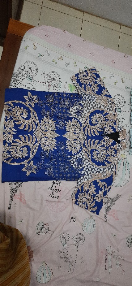 Batik Solo Kemeja Batik Pria Lengan Pendek Lapis Furing Gardha Navy Anjani Produsen Premium Konveksi